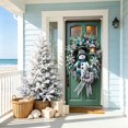 thumbnail image 5 of 2026 Christmas Home Party Decoration 1PCS Christmas Door Cover Door Curtain Christmas Day Door And Wall Decoration Desktop Decoration Festival Party Decoration 35x71inches, 5 of 6
