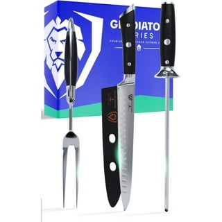 Dalstrong Knife Set Block - Gladiator Series Colossal Knife Set - German HC Steel - 18 PC - Walnut Stand