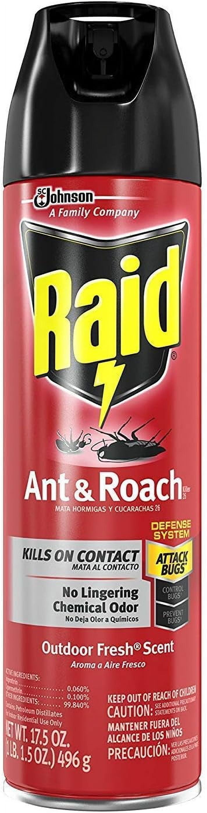 Raid Ant & Roach Killer Outdoor Fresh, 17.5 OZ (Pack - 3)