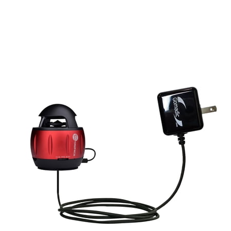 Gomadic Intelligent Compact AC Home Wall Charger suitable for the TaoTronics TT-SK01 - High output power with a convenient, foldable plug design - Use