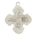 thumbnail image 2 of CB Catholic SS434 Four Way Pendant with 18 in. Chain, 2 of 2