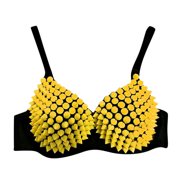 Rhinestone Bra Straps Womens Fashion Rhinestone Sexy New Punk Lady Goth Silver Party Studded Bra