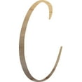 thumbnail image 1 of Unpainted Wood Letter C Craft, Paintable 14'' Tall Wood Alphabet Letter, DIY Nicholia Script Font, 1 of 3