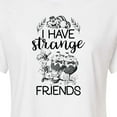 thumbnail image 3 of Alice In Wonderland - I Have Strange Friends - Juniors Cropped Cotton Blend T-Shirt, 3 of 5