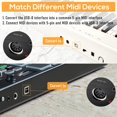 thumbnail image 3 of Interfaz USB MIDI Host Box CAMOLA de 1 entrada/1 salida, 3 of 7