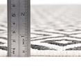 thumbnail image 5 of Rugs.com Jill Zarin Outdoor Collection Rug – 10' x 14' Charcoal Gray Flatweave Rug Perfect For Living Rooms, Large Dining Rooms, Open Floorplans, 5 of 9