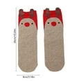 thumbnail image 3 of Seyotauo Christmas Cupcake Socks Fuzzy Christmas Socks,Athletic Indoor Sock, Winter Warm Cozy Fluffy Cartoon Monster Socks for Girls Christmas Gifts, Adult, Women, Home Sleeping, 3 of 6
