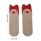 thumbnail image 3 of Calcetines de Navidad - Monos calcetines de dibujos animados a mitad de pantorrilla para mujeres y hombres, calcetines de invierno calientes, calcetines rojos y verdes para las fiestas (26cm/10,24in), 3 of 6