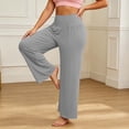 thumbnail image 3 of Diufon Womens Pajama Pants Plus Size Elastic Waist Soft Casual Pants Lightweight Homewear Bottoms Sleep Pants, 3 of 7