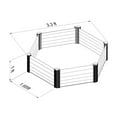 thumbnail image 3 of The Organic Garden Co Hex Garden Bed For Terrace Garden Plants- Grow Vegetables, Flowers, Herbs, 3 of 8