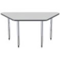 thumbnail image 5 of ECR4Kids 30in x 60in Trapezoid Contour Thermo-Fused Adjustable Activity Table Grey/Grey/Silver - Super Leg, 5 of 8