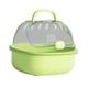 thumbnail image 1 of Jaula transportadora para hámster, jaula transportadora para animales pequeños con bebedero, transparente, para ratones. verde, 1 of 9