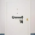 thumbnail image 2 of Hook Rack 4 Hooks Rail Cat Dog Animal Shaped Wall-Mounted Farmhouse Rack Nail-free Drilling Bathroom, 2 of 8