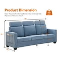 thumbnail image 2 of 89'' Couches for Living Room, 3 Seater Large Modular Sectional Sofa with Extra Headrests, High Back Modern Couch for Living Room, Bedroom, 2 of 9
