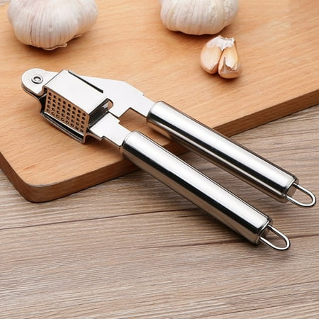 

GYZEE Stainless Steel Garlic Press Home Garlic Multi-Function Garlic Press Garlic Grinder Ginger Kitchen Gadgets
