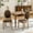 Brown, variant on Dark Gray Fabric Main Color | Fit for Modern Dining Rooms | Sit Comfortably on a Density Foam Cushion