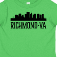 thumbnail image 4 of Inktastic Richmond Virginia City Skyline Boys or Girls Toddler T-Shirt, 4 of 5