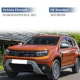 thumbnail image 2 of Reemplazo de tapa de espejo lateral izquierdo ABS de 1 Pc Gloss Gray para DACIA DUSTER 2012 - 2017, cubierta de guardia de espejo No.963736915R, 2 of 7