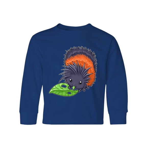 Inktastic Wooly Bear Caterpillar- Cute Baby Insect Long Sleeve Youth T-Shirt