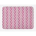 thumbnail image 1 of Unicorn Party Bath Mat, Girly Horses with Horns on Stars Background Childhood Fantasy, Non-Slip Plush Mat Bathroom Kitchen Laundry Room Decor, 29.5 X 17.5 Inches, Pink White and Yellow, Ambesonne, 1 of 2