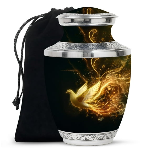Dove Urn, Large Urns for Human Ashes Adult, Urns for Mom Ashes, Urn for Ashes Adult Male, Burial Urns for Human Ashes, Cremation Urns for Human Ashes(Size - 10inch)