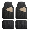 thumbnail image 1 of FH Group Tapis de Sol Haut de Gamme à Canaux Hauts, Tapis en Caoutchouc Ajustables - Ensemble Complet, 1 of 6