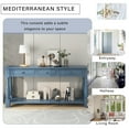 thumbnail image 6 of Harper & Bright Designs Console Table with Drawers and Shelf Long Sofa Table Entryway Table for Entryway Living Room Hallway, Navy, 6 of 14