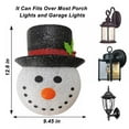 2 Pack Christmas Porch Light Cover , Outdoor Christmas Decorations