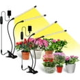 thumbnail image 1 of Grow Light Plant Light Indoor Plants Full Spectrum Clip Plant Growing Lamp Level Dimmable Auto On Off Timing Hrs ( ), 1 of 7