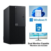 Restored Dell OptiPlex 3060 MT Core i5 8th Gen 32GB Ram 1TB SSD Windows 11 Desktop Computer (Refurbished)