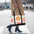 thumbnail image 4 of FORMRS Canvas Laptop Tote Bag for Women with 15.6" Computer Compartments Shoulder Handbag, Citrus Slice, 4 of 7