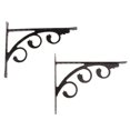thumbnail image 1 of 5 x 2 soportes para estantes de pared Sunnimix 25x20cm Soporte de estante de pared, 1 of 8