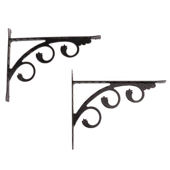 5 x 2 soportes para estantes de pared Sunnimix 25x20cm Soporte de estante de pared