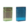 thumbnail image 1 of Estuche protector portátil para cigarrillos, 2 unidades, con tapa abatible, para exhibir cigarrillos, ideal como regalo para fumadores. Azul verde, 1 of 9
