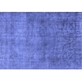 thumbnail image 1 of Ahgly Company Machine Washable Indoor Rectangle Oriental Blue Industrial Area Rugs, 2' x 4', 1 of 4