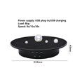 thumbnail image 5 of 3 Speed Adjustment Seat Mirror Plate Electric Display Table Turntable Smart Charging Rotary Table Rotating Base For Video 360 ,Quiet and Smooth, 5 of 5
