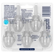 Glade PlugIns Scented Oil 5 Refills, Air Freshener, Aqua Waves, Essential Oil Infused Wall Plug In, 3.35 FL oz, 5 Refills