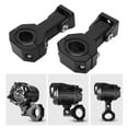 thumbnail image 1 of Spotlight Mount Clamp, Vibration Resistance Rubber Inserts Stable Headlight Clamp Bracket M5 Aperture  for Off Road, 1 of 7