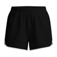 thumbnail image 4 of Aobny Dolphin Ladies Shorts Running Solid Womens Shorts Baggy Athletic Plus Size Bottoms,Black,L, 4 of 6