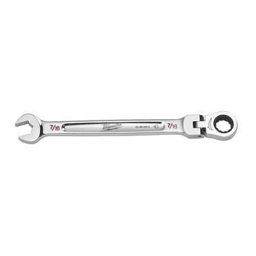 Milwaukee Tool 7/16" Flex Head Ratcheting Combination Wrench