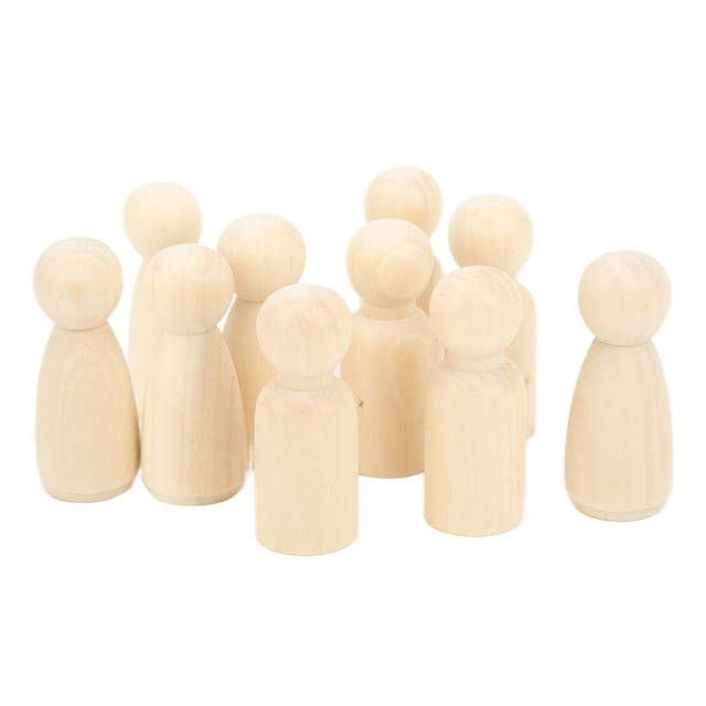 Muñeca de Madera, Interesante Linda Forma única Muñecas de Clavijas Brillantes para Adornos