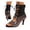 c-Black, variant on Women's High Heel Strapy Gladiators Sandals Open Toe Leather Ankle Boots 2026 Summer Party Dressy Pumps for Ladies Vacation Brown 6