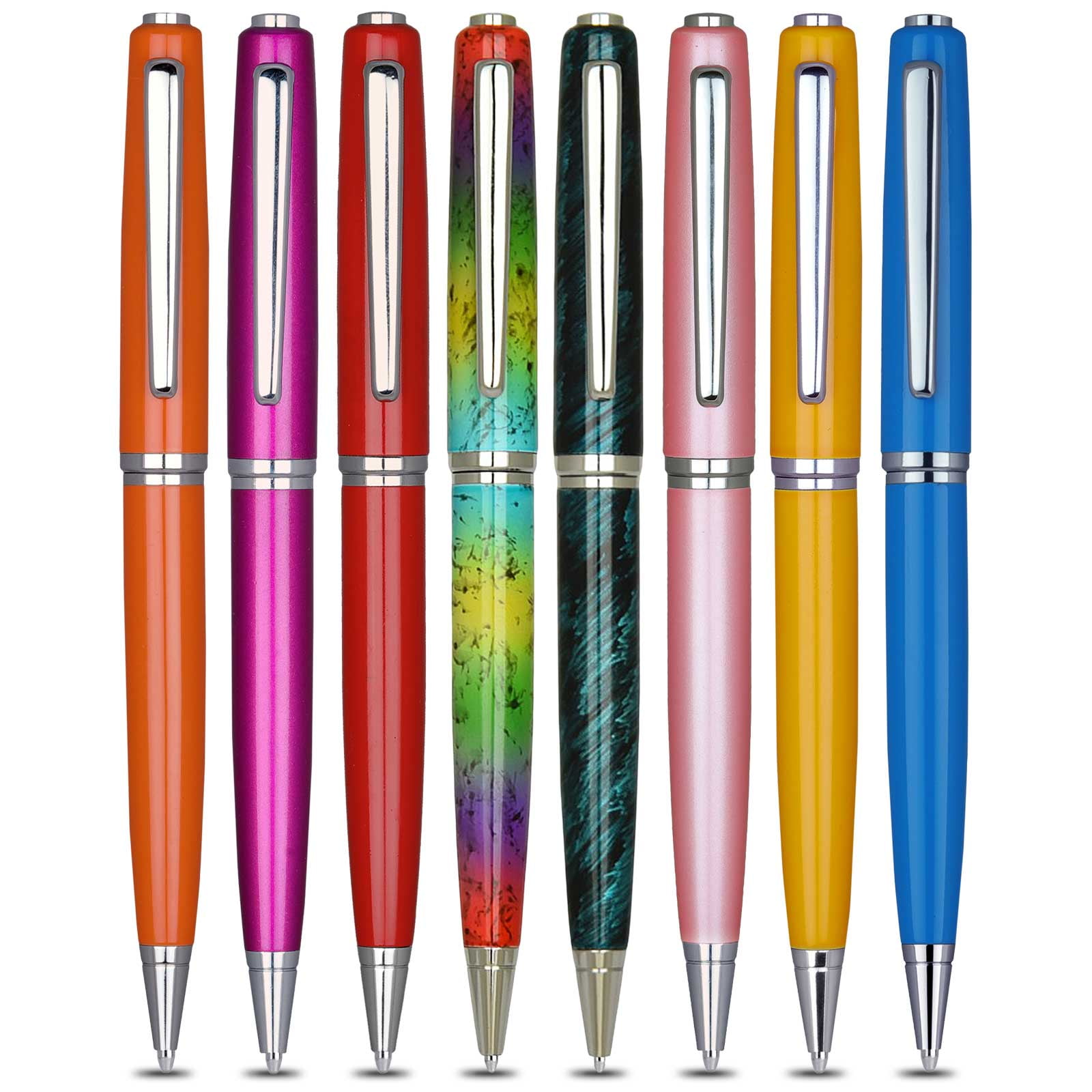 Clara Ball Pen - Orange with Single Gift Box Maple