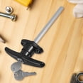 thumbnail image 2 of Garage Door Lock Keyed T-handle Hardware Locking Long Shaft Lock Accessory, 2 of 9