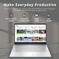 thumbnail image 2 of HP Portable Étudiant 15,6 Pouces HD, Intel Pentium Silver N5030, 16 Go RAM, SSD PCIe 256 Go, Intel UHD Graphics, Caméra Web HD, Pavé Numérique, Wi‐Fi 5, Bluetooth, Win 11, Bleu, Carte USB Hotface 32 Go, 2 of 9