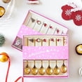 thumbnail image 4 of Cucharas de Feliz Navidad, vajilla de fiesta de Navidad, adornos navideños para el hogar, decoración de mesa, 6 piezas, 2024, 2023, 4 of 4