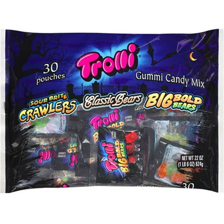 Trolli, Halloween Gummi Candy Mix, 30 Ct - Walmart.com