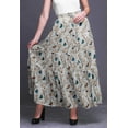 thumbnail image 2 of Bimba Printed SkirtsÂ&nbsp;forÂ&nbsp;Women Long Length 5 Tier Cotton Skirt Boho Clothing, 2 of 5