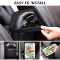 thumbnail image 6 of Bingfone Car Four-Season Universal Armrest Box Mat,Car Armrest Seat Cover Center Console Mat-Mushroom and Frogs, 6 of 7