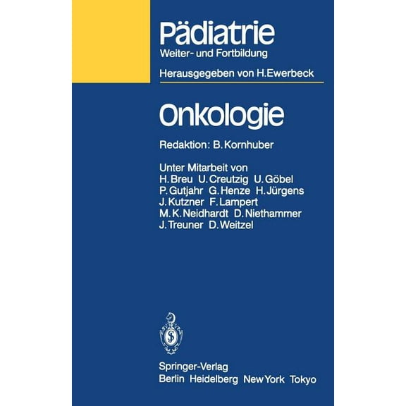 Pädiatrie: Weiter- Und Fortbildung Onkologie, (Paperback)
